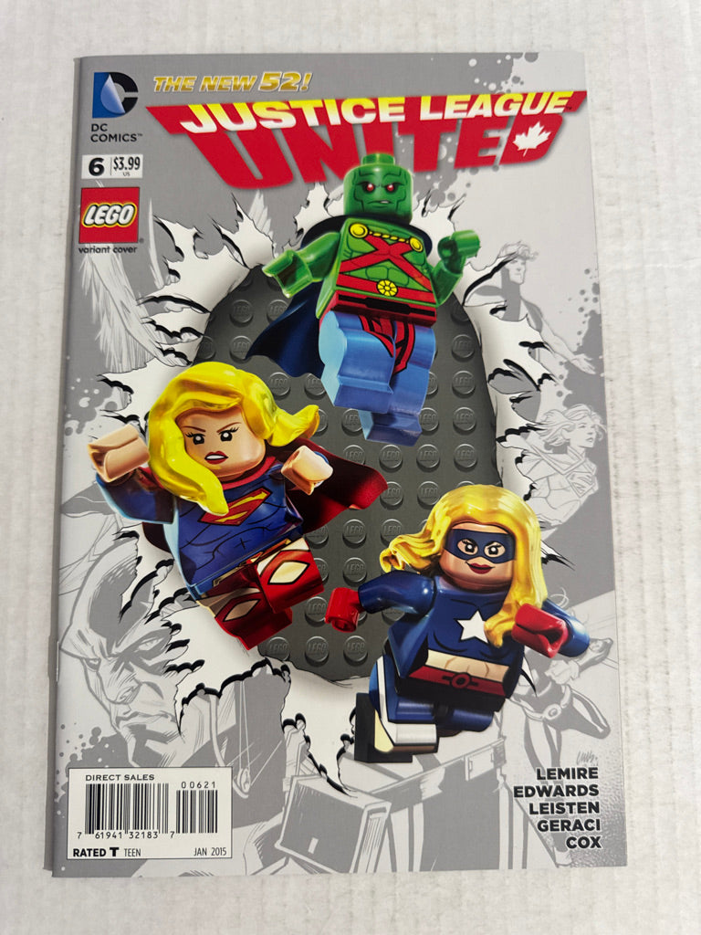 JUSTICE LEAGUE UNITED #6 NM- LEGO Variant