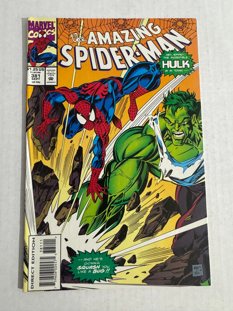 AMAZING SPIDER-MAN #381 NM- Mark Bagley Cover