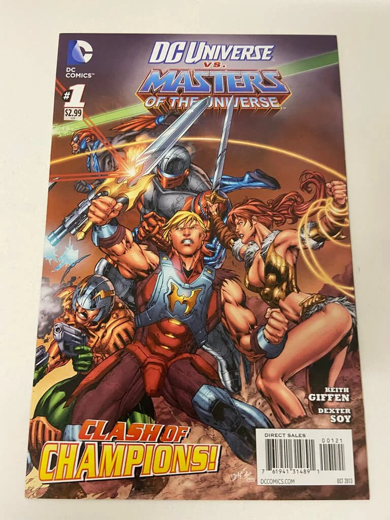 DC UNIVERSE VS MASTERS OF THE UNIVERSE #1 NM Ed Benes Variant