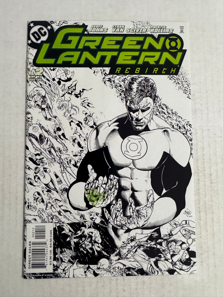 GREEN LANTERN REBIRTH #2 NM 2nd Print Ethan Van Sciver Variant