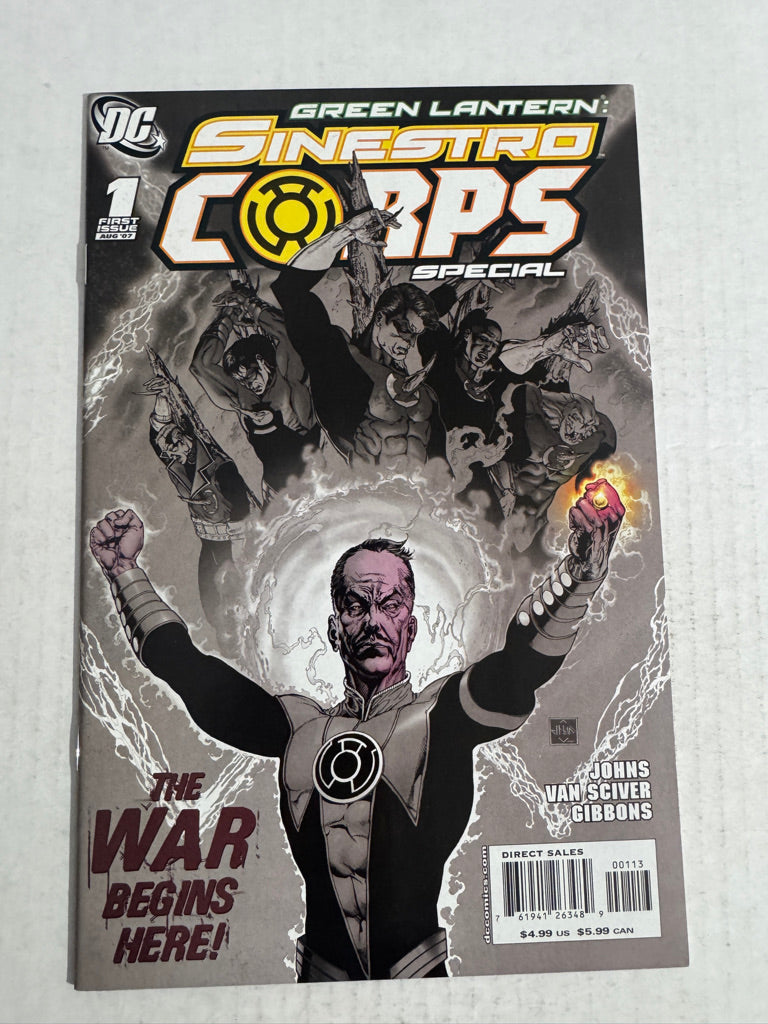 GREEN LANTERN SINESTRO CORPS SPECIAL #1 NM- 3rd Print Ethan Van Sciver Variant 1ST APPEARANCE