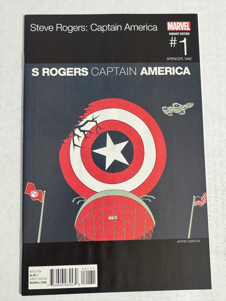 STEVE ROGERS CAPTAIN AMERICA #1 NM Veregge Hip Hop Variant