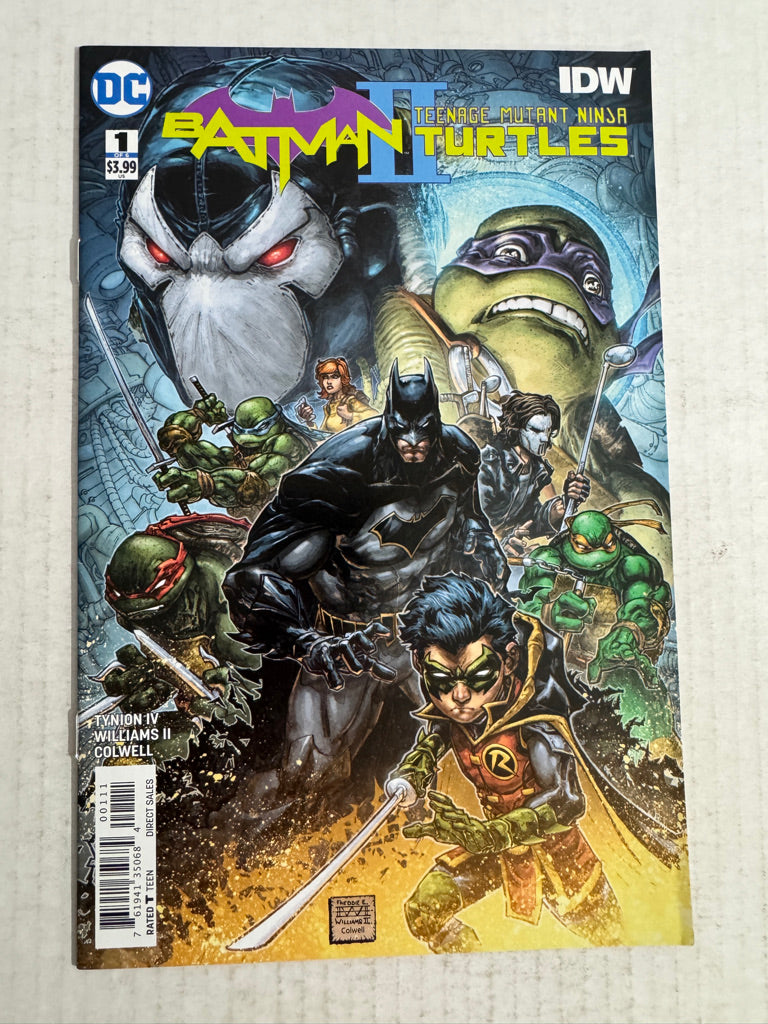 BATMAN TEENAGE MUTANT NINJA TURTLES II #1 NM