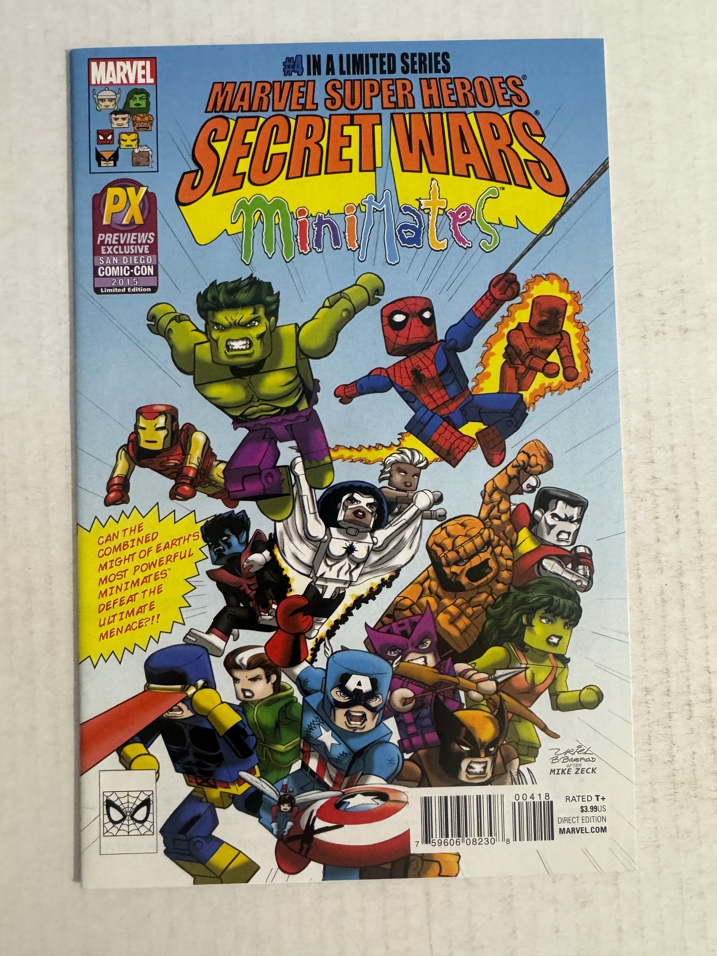 SECRET WARS #4 NM SDCC MINI-MATES VARIANT