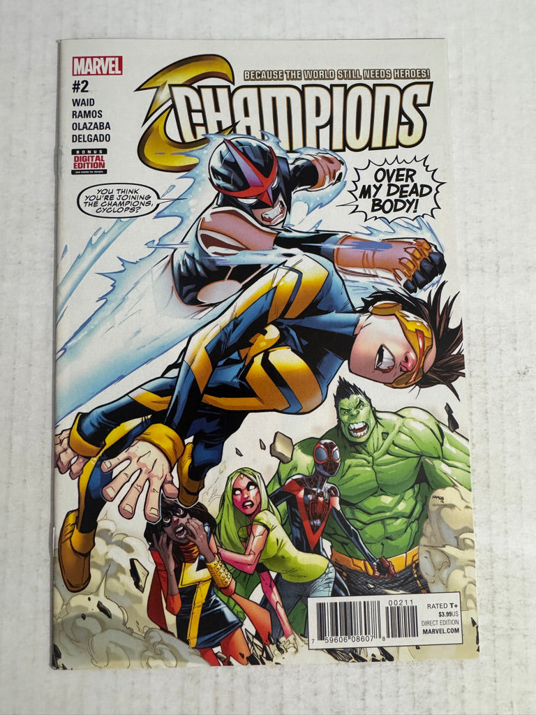 THE CHAMPIONS #2 Vol 2 NM Humberto Ramos Cover