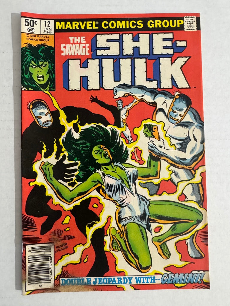 SAVAGE SHE-HULK #12 VG NEWSSTAND