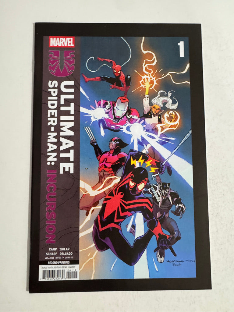 ULTIMATE SPIDER-MAN INCURSION #1 NM 2nd Print Variant