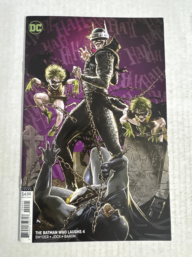 THE BATMAN WHO LAUGHS #4 NM Kaare Andrews Variant