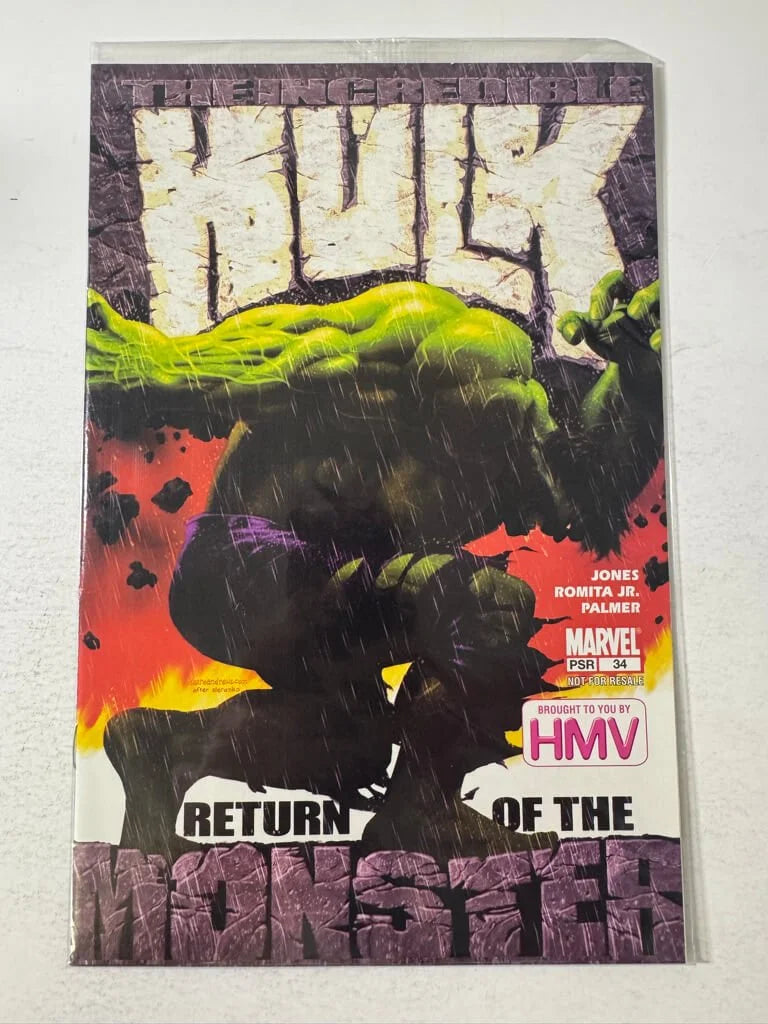 INCREDIBLE HULK #34 Vol 2 NM Kaare Andrews Cover SEALED HMV PROMO Variant