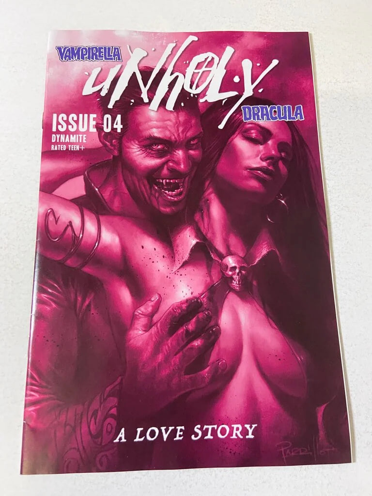 VAMPIRELLA DRACULA UNHOLY #4 NM 1:10 Red Tint Lucio Parrillo Variant