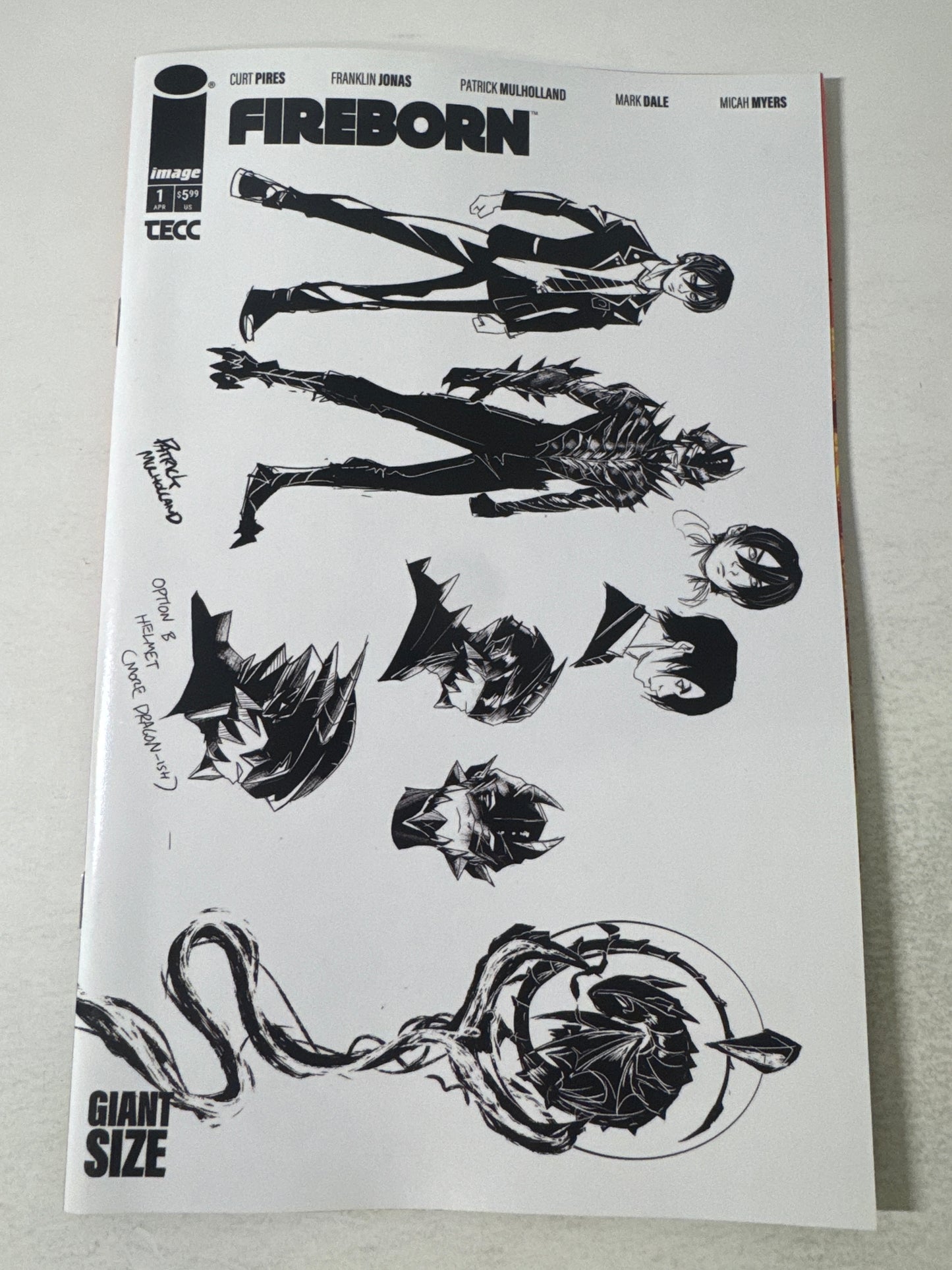 FIREBORN #1 NM 1:15 Deign Variant