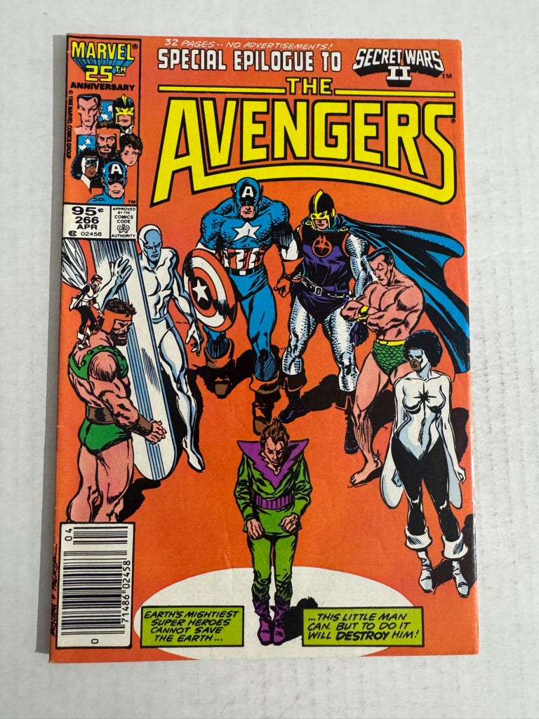 AVENGERS #266 FN CANADIAN PRICE VARIANT