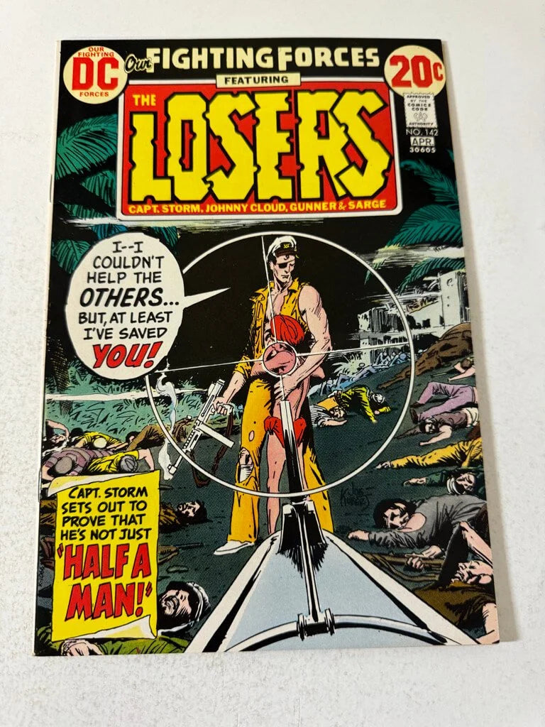 OUR FIGHTING FORCES #142 VF/NM Joe Kubert Cover