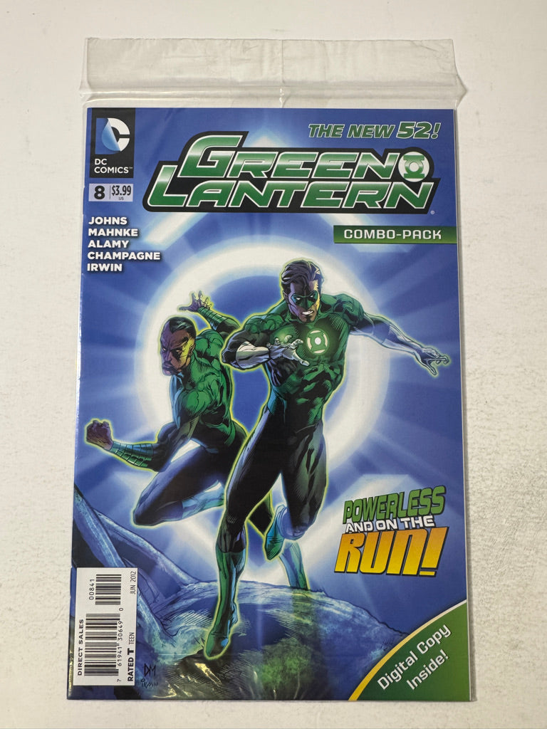 GREEN LANTERN #8 Vol 5 VF/NM Combo Pack Variant Sealed