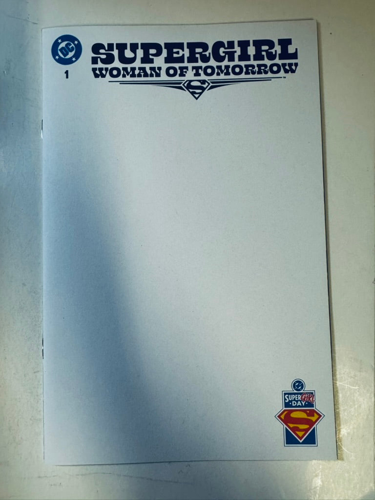 SUPERGIRL WOMAN OF TOMORROW #1 NM Supergirl Day Blank Variant
