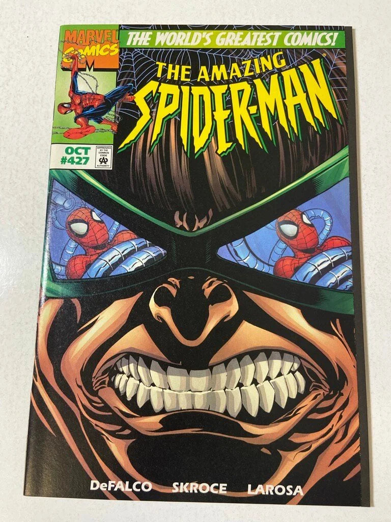 AMAZING SPIDER-MAN #427 NM John Romita Sr Wrap Cover