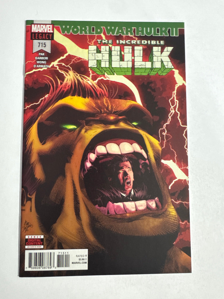 INCREDIBLE HULK #715 Mike Deodato Jr Cover