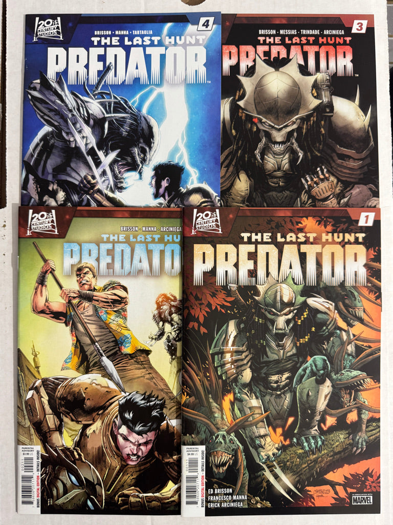 PREDATOR THE LAST HUNT #1-4 NM SET