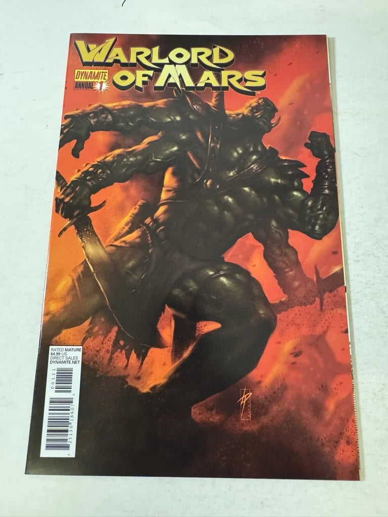 WARLORD OF MARS Annual #1 NM- Lucio Parrillo Cover (Dynamite)