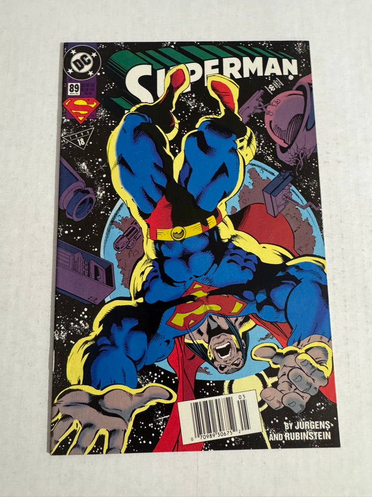 SUPERMAN #89 Vol 2 VF+ NEWSSTAND