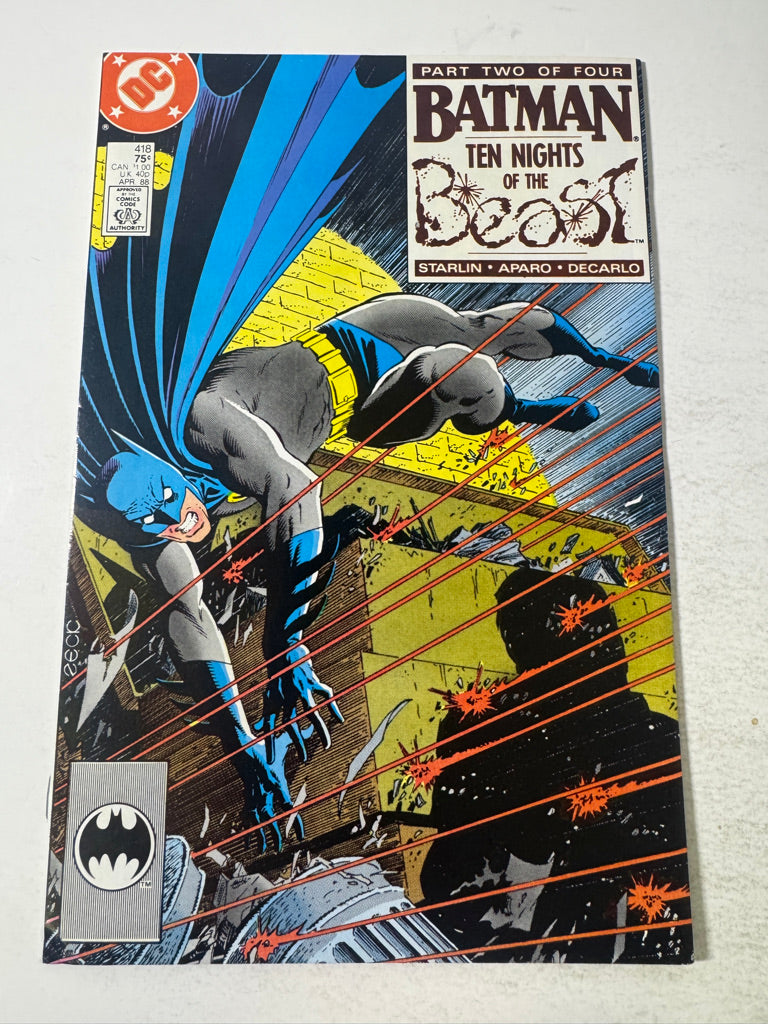 BATMAN #418 FN/VF Mike Zeck Cover