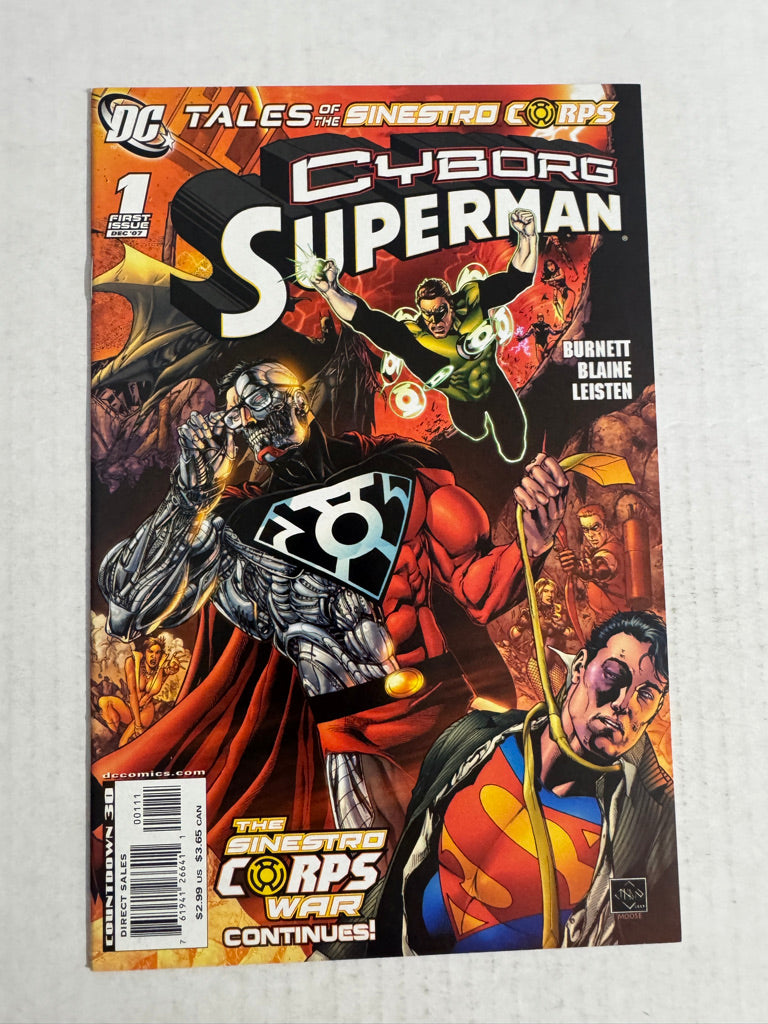 TALES OF THE SINESTRO CORPS CYBOIRG SUPERMAN #1 NM Ethan Van Sciver Cover
