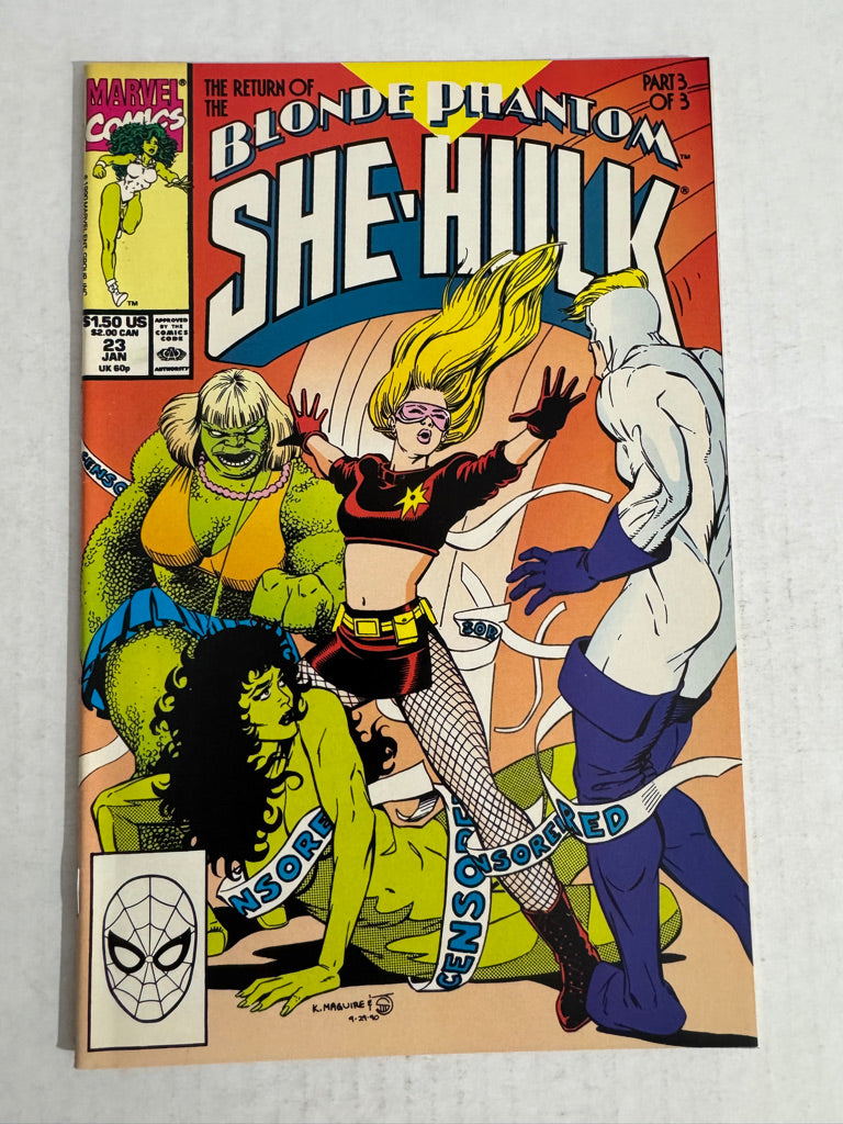 SENSATIONAL SHE-HULK #23 NM- Kevin Maguire Cover