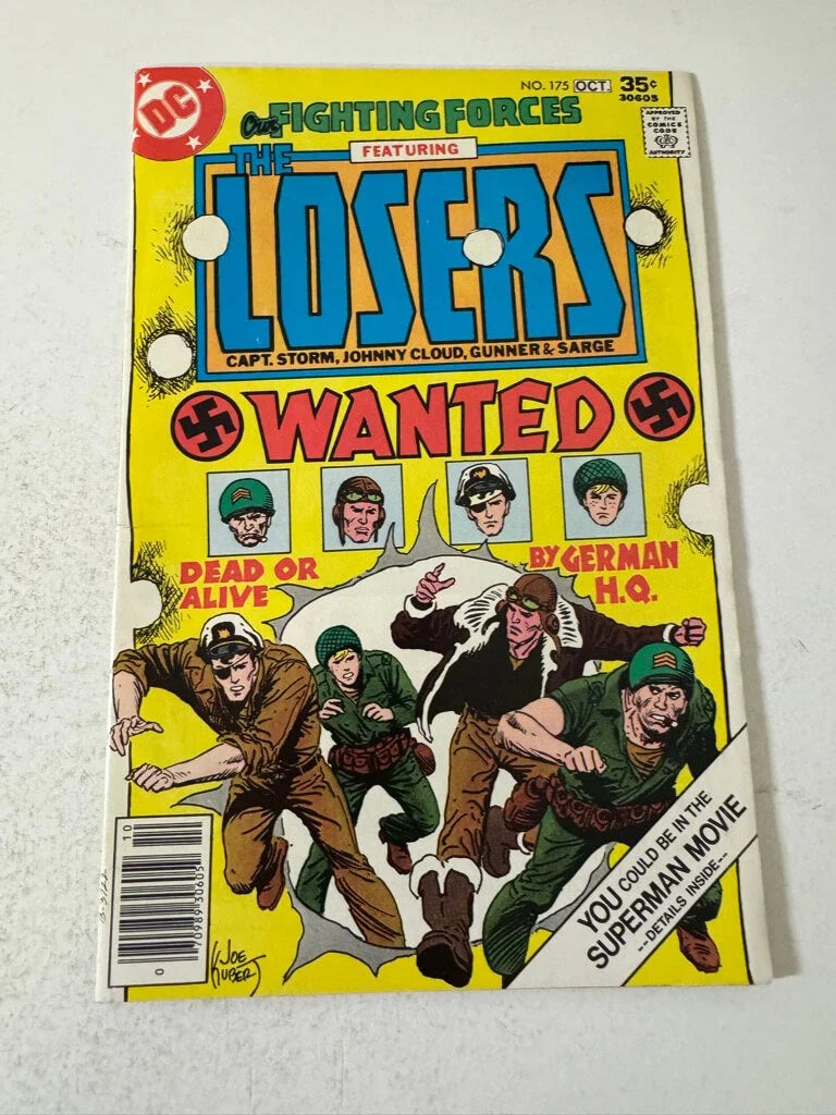 OUR FIGHTING FORCES #175 VF/NM Joe Kubert Cover