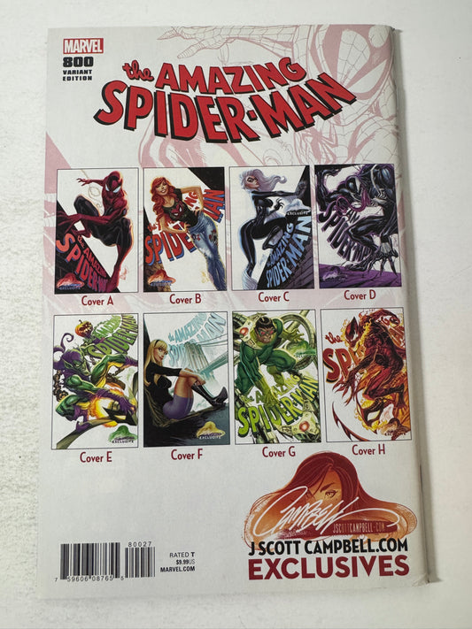AMAZING SPDIER-MAN #600 NM- J Scott Campbell Venom Variant SIGNED