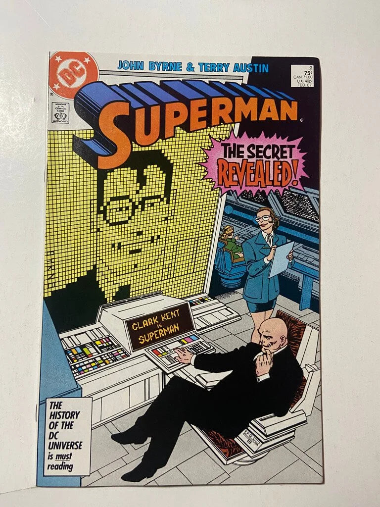 SUPERMAN #2 Vol 2 John Byrne Cover 1ST APPEARANCE