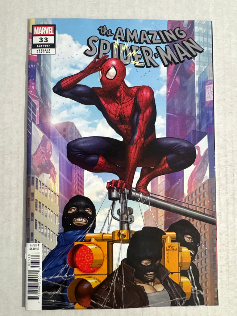 AMAZING SPDIER-MAN #33 Vol 7 NM 1:25 Lee InHyuk Variant