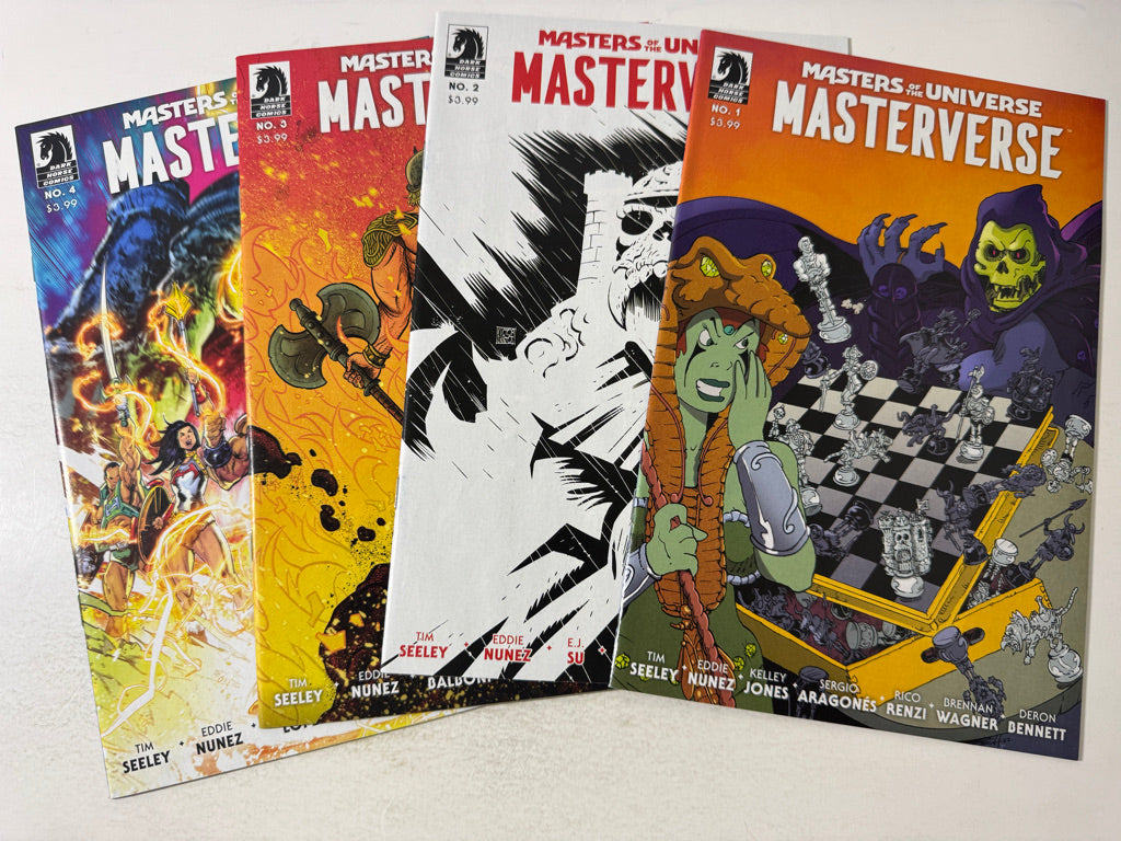 MASTERS OF THE UNIVERSE Masterverse #1-4 NM C Variant Set