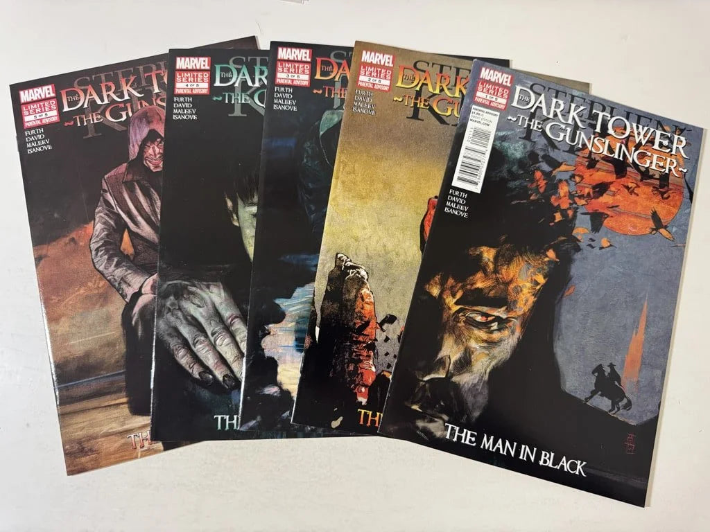 STEPHEN KING THE DARK TOWER The Man In Black #1-5 NM Set Alex Maleev Covers