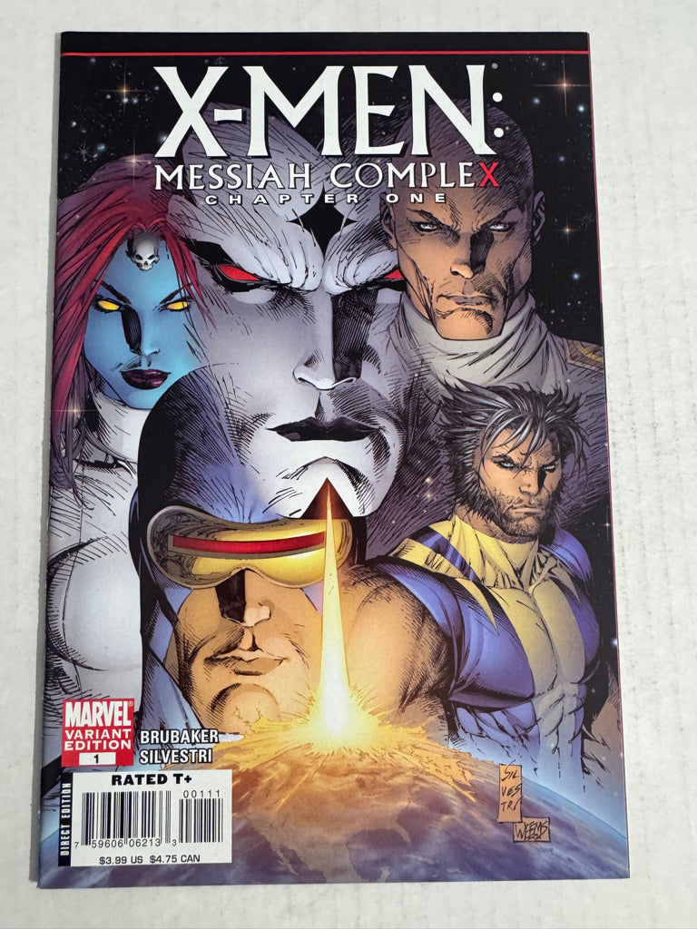 X-MEN MESSIAH COMPLEX #1 NM Marc Silvestri Variant