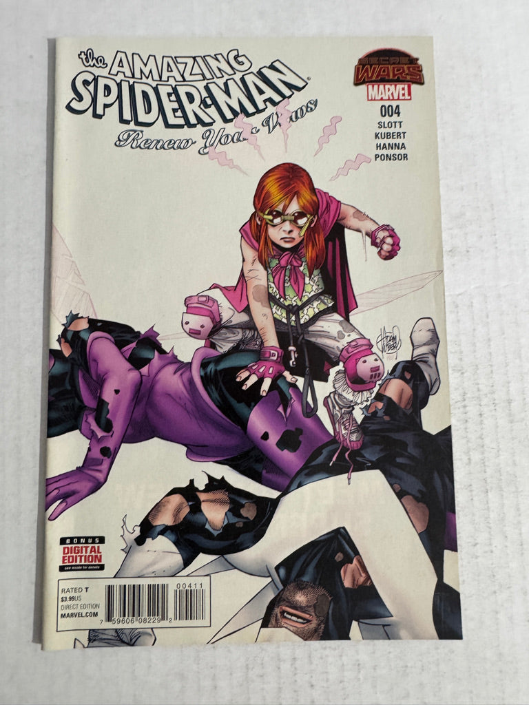 AMAZING SPIDER-MAN RENEW YOUR VOWS #4 NM Adam Kubert Cover