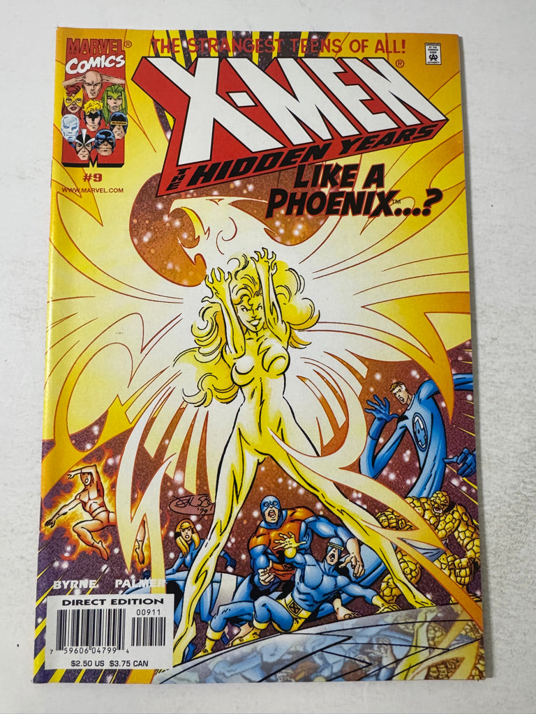 X-MEN THE HIDDEN YEARS #9 NM- John Byrne Cover