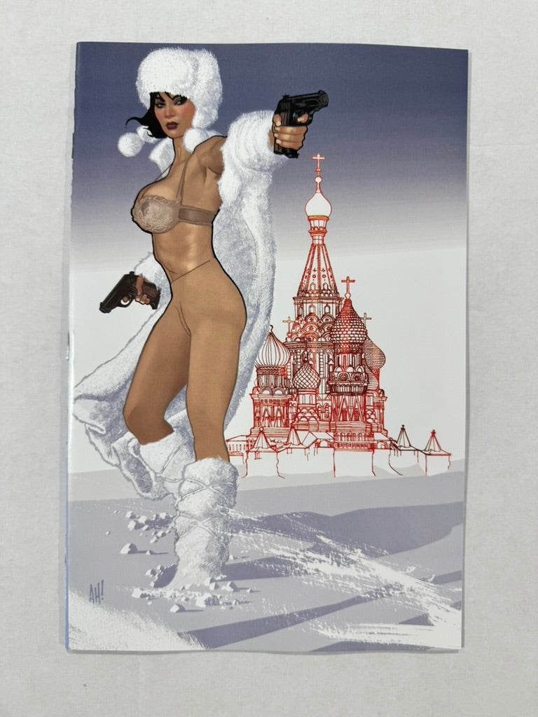 GUN HONEY: DOUBLES DOWN #1 NM 2nd Print Adam Hughes Virgin Variant