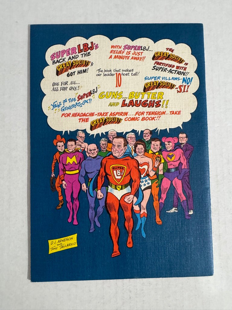 THE GREAT SOCIETY COMIC BOOK NM