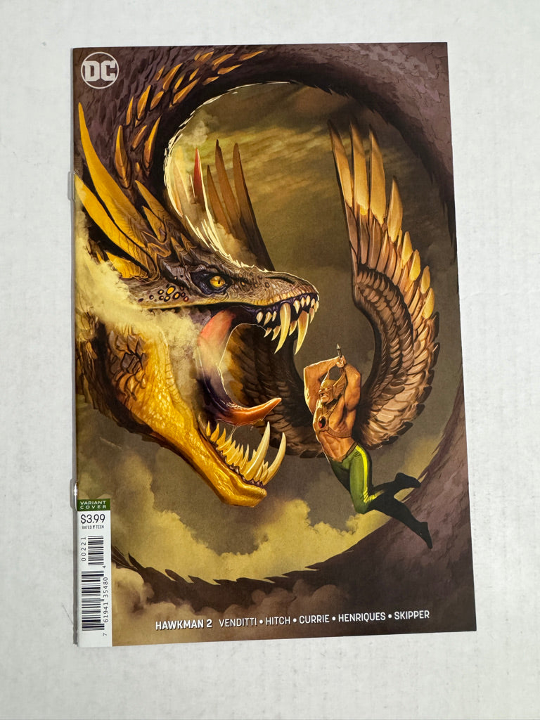 HAWKMAN #2 Vol 5 NM- Stjepan Sejic Variant