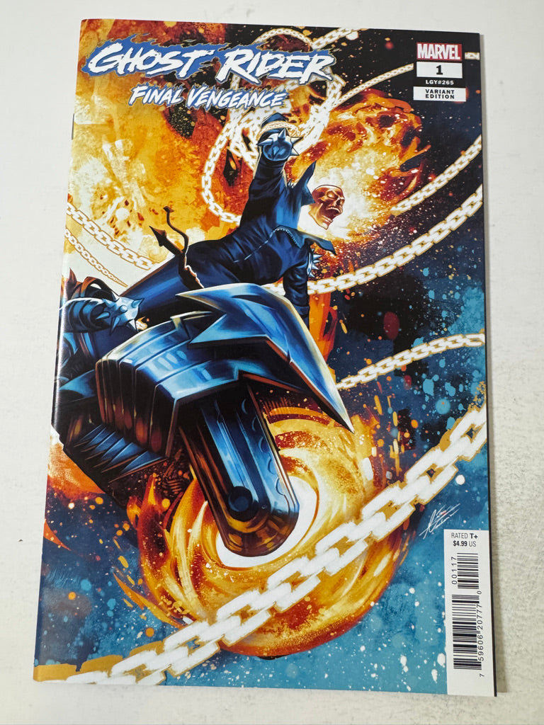 GHOST RIDER FINAL VENGEANCE #1 NM- 1:25 Manhaninni Variant