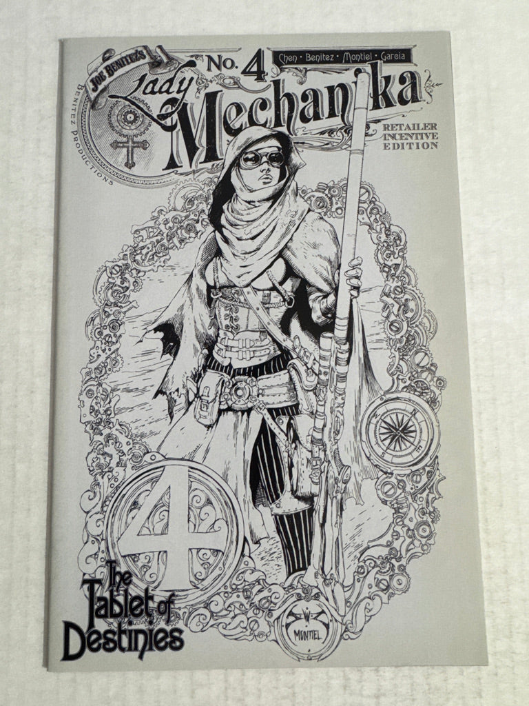 LADY MECHANIKA The Tablet of Destiny #4 NM 1:10 Joe Benitez Variant