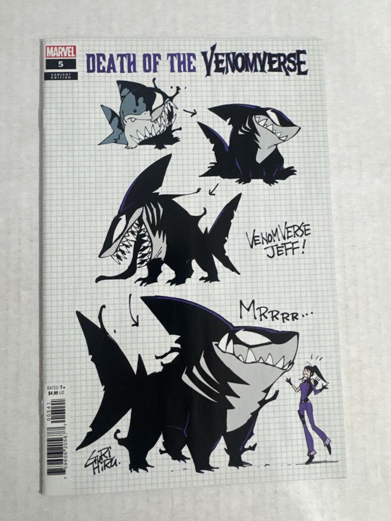 DEATH OF VENOMVERSE #5 NM Jeff The Landshark Design Variant