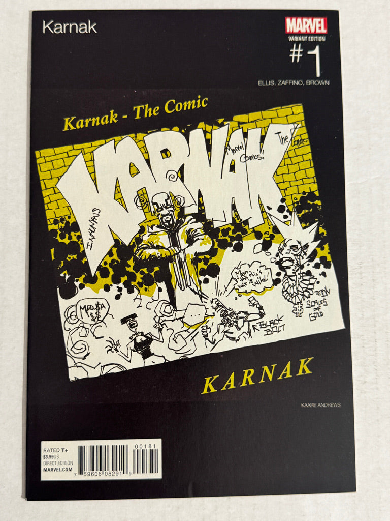 KARNAK #1 Kaare Andrews Hip Hop Variant