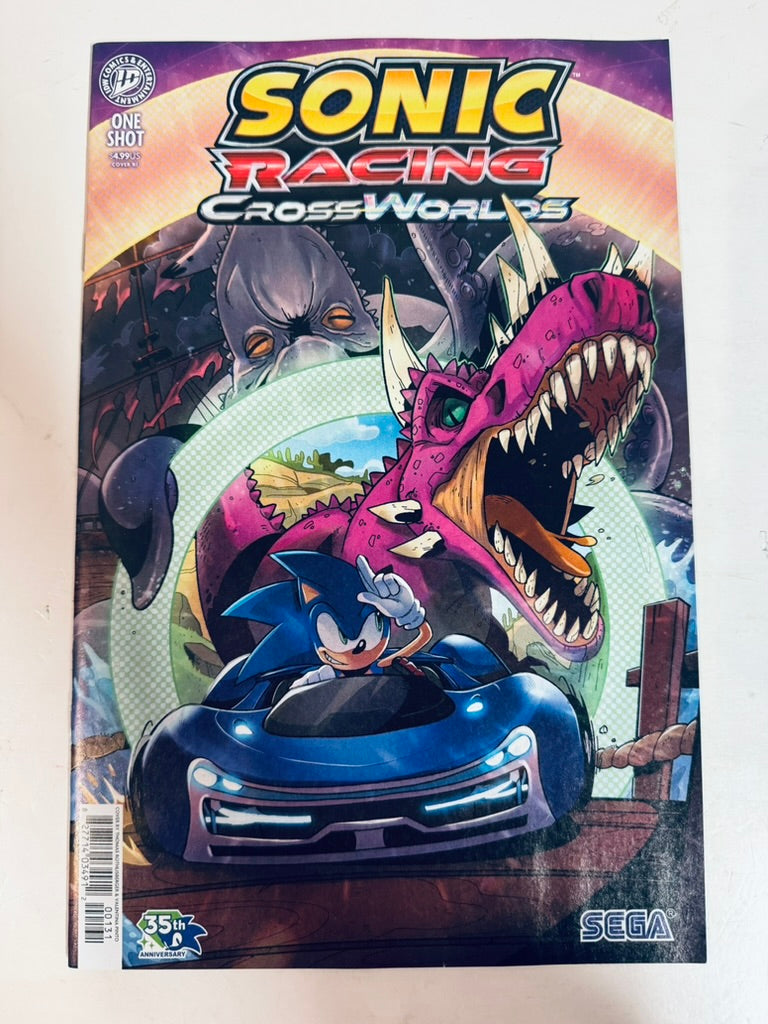 Sonic the Hedgehog: Sonic Racing CrossWorlds #1 NM 1:10 Thomas Rothlisberger Variant