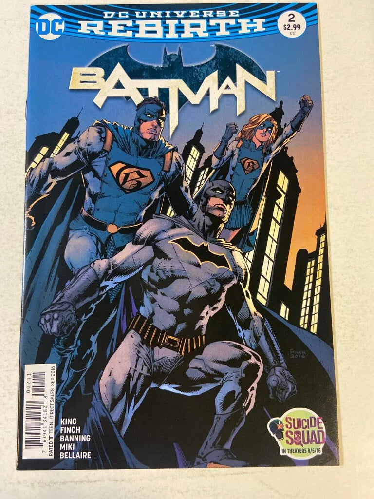 BATMAN #3 Vol 3 NM David Finch Cover
