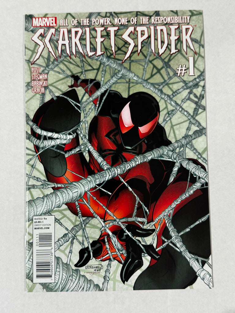 SCARLET SPIDER #1 NM Ryan Stegman Cover