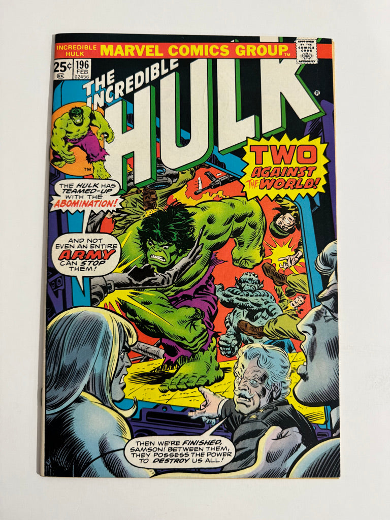 INCREDIBLE HULK #196 NM-