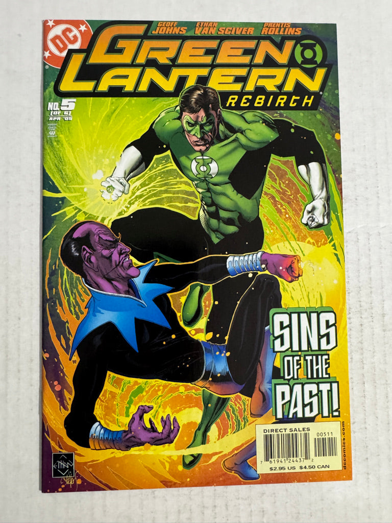 GREEN LANTERN REBIRTH #5 Ethan Van Sciver Cover