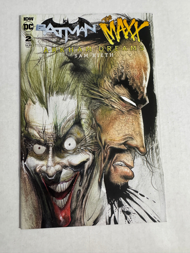 BATMAN THE MAXX Arkham Dreams #2 NM Sam Kieth B Variant
