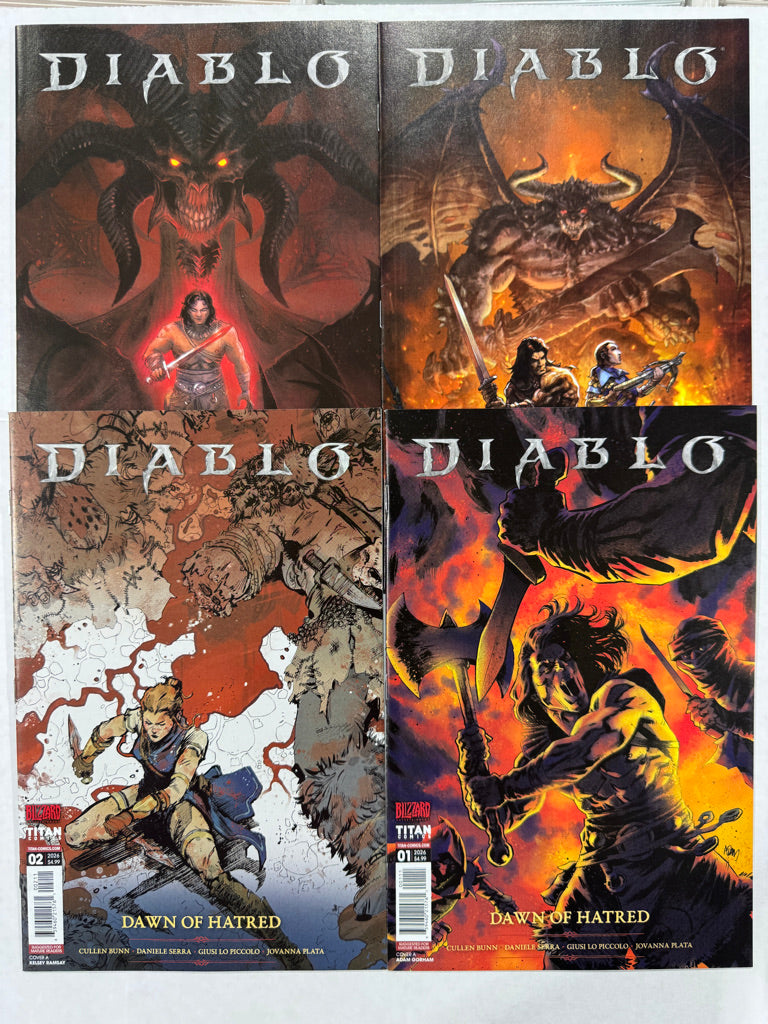 DIABLO Dawn of Hatred #1-4 NM SET